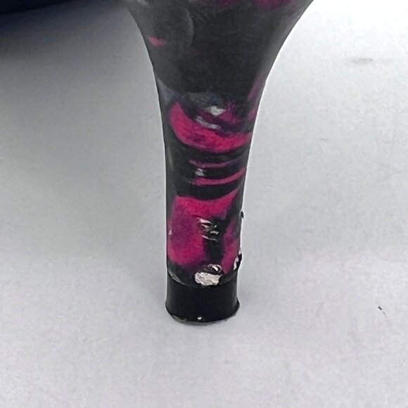 Fioni Floral Open-Toe Heels Womens Shoes Size 7.5 Pink & Blue Ankle Strap NEW - Picture 11 of 15